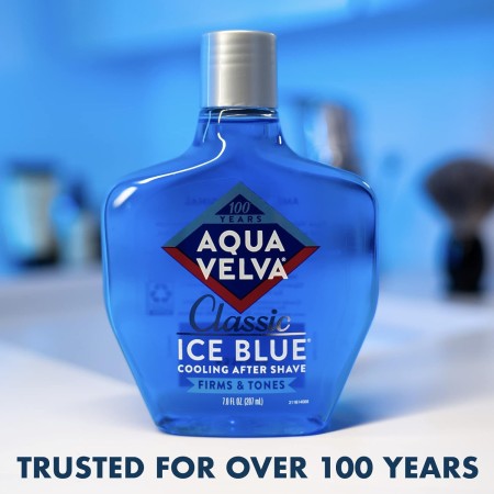 Aqua velva Classic Hielo Azul después Afeitado