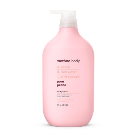 Method Gel de baño, Pure Peace, sin parabenos ni ftalatos, 28 onzas (paquete de 1)