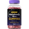 Carlyle Gomitas de melatonina de 10 mg | 180 unidades | Ayuda sin drogas para adultos | Sabor natural a bayas | Veganas, sin
