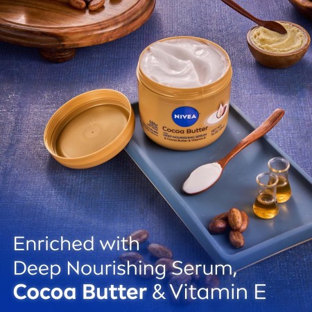 Nivea crema corporal de manteca de cacao, 15.5 onzas