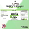 Aceite de cáñamo orgánico 1000 mg - Gotas de aceite de cáñamo ultra premium 1000 mg - Tintura de extracto de aceite de cáñamo