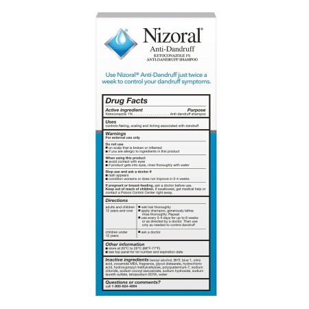 Nizoral - Champú anticaspa, básico, fresco, 7 onzas fluidas