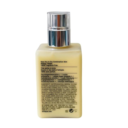 Clinique Loción hidratante dramáticamente diferente+ con bomba de piel mixta muy seca a seca 4.2 oz / 4.2 fl oz