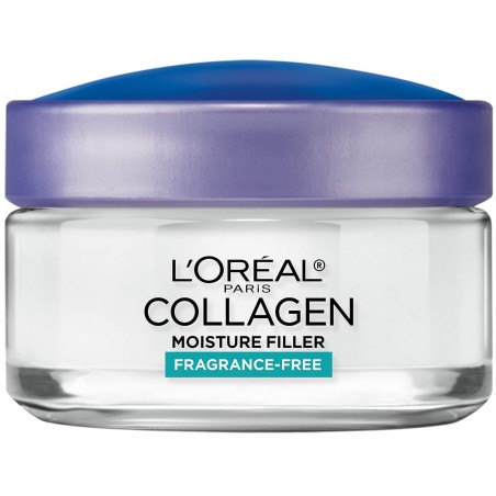 Crema humectante de día y noche L'Oreal Paris con colágeno, 1.7 onza