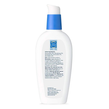 CeraVe AM Loción hidratante facial SPF 30 | Hidratante facial sin aceite con protector solar | No comedogénico | 3 onzas