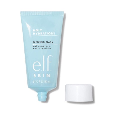 e.l.f. Holy Hydration! Máscara para dormir, mascarilla facial ultra hidratante de doble uso, repone y nutre la piel seca para