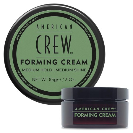 American Crew Crema formadora de cabello para hombres, gel para el cabello con sujeción media y brillo medio, 3 onzas (paquete