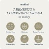 Onekind Crema hidratante nocturna Dream Cream | Hidratante antienvejecimiento multicorrectivo con escualano para la cara, repara