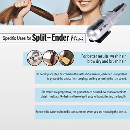 Split Ender Split-Ender Mini - Cortador de pelo inalámbrico para mujer, 1 unidad