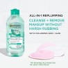 Garnier SkinActive Agua micelar con ácido hialurónico, limpiador facial y removedor de maquillaje, 13.5 onzas líquidas (13.5 fl