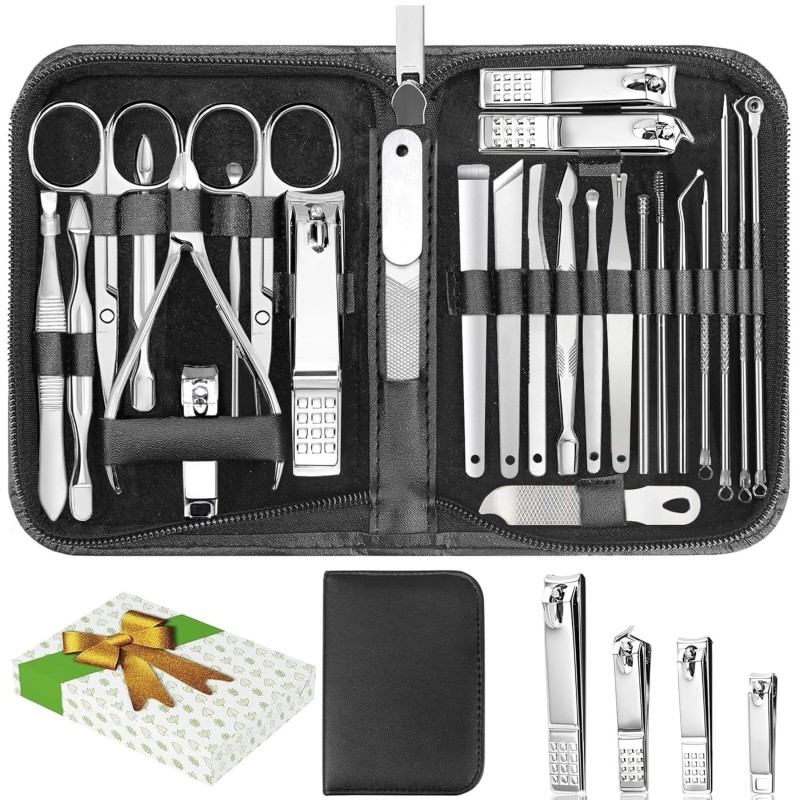 Kit profesional de manicura y pedicura de 26 piezas, juego de cortaúñas. Kit profesional de manicura y pedicura de 26 piezas, juego de cortaúñas.
