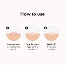 Parches Mighty Patch™ Original de Hero Cosmetics: parches hidrocoloides para reducir granos y espinillas en una sola aplicación;