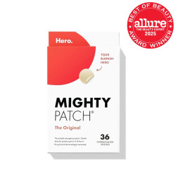 Parches Mighty Patch™ Original de Hero Cosmetics: parches hidrocoloides para reducir granos y espinillas en una sola aplicación;