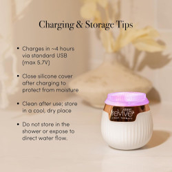 Cepillo limpiador facial sónico recargable con terapia de luz azul y roja de grado médico para el cuidado del rostro