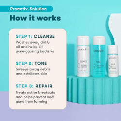 Proactiv Solution Sistema de tratamiento contra el acné en 3 pasos (Kit original para el acné de 60 días)