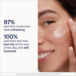 Crema hidratante ligera con ácido hialurónico y niacinamida + Piel grasa - Apta para el acné