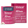 Viviscal Suplementos de ciclo de crecimiento del cabello 4D para mujeres para cabello completo, fuerte y saludable