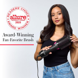 Cepillo de aire caliente para secador de cabello y voluminizador de un solo paso marca Revlon