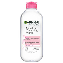 Agua micelar de limpieza para el rostro, todo en 1 limpiador y desmaquillante, Garnier, Normal