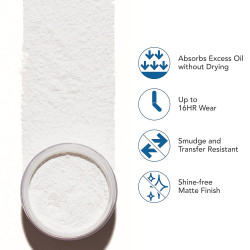 Polvo facial de maquillaje y polvo de acabado para tonos de piel claros