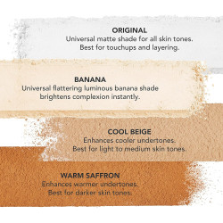 Polvo facial de maquillaje y polvo de acabado para tonos de piel claros