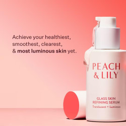Peach & Lily - Suero de cristal para refinar la piel para la cara