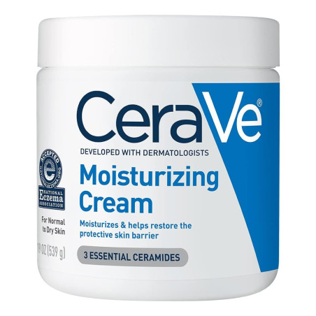 CeraVe Crema Hidratante facial y corporal diaria para pieles secas