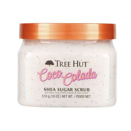 Exfoliante de azúcar y karité marca Tree Hut Coco Colada
