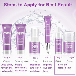 Kit de cuidado de la piel suave antienvejecimiento