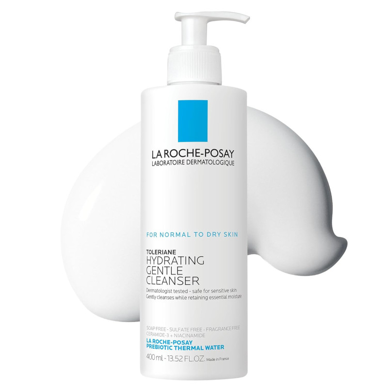 Limpiador facial suave e hidratante marca La Roche-Posay