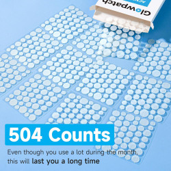 Parches de espinillas para la cara (504 unidades)