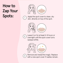 Parches de espinillas para la cara marca grace & stella