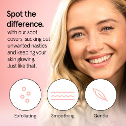 Parches de espinillas para la cara marca grace & stella