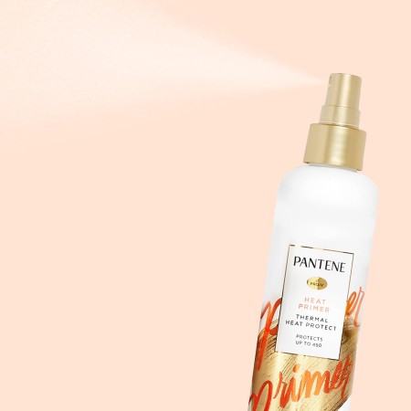 Pantene Pro-V Spray protector de calor, imprimación térmica para cabello, paquete de 3, 21.6 onzas en total