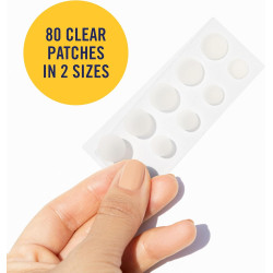 Parches nocturnos PanOxyl PM, tecnología avanzada de curación hidrocoloide, sin fragancia, 80 unidades.