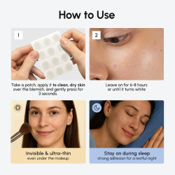 MAREE Parches de espinillas para la cara