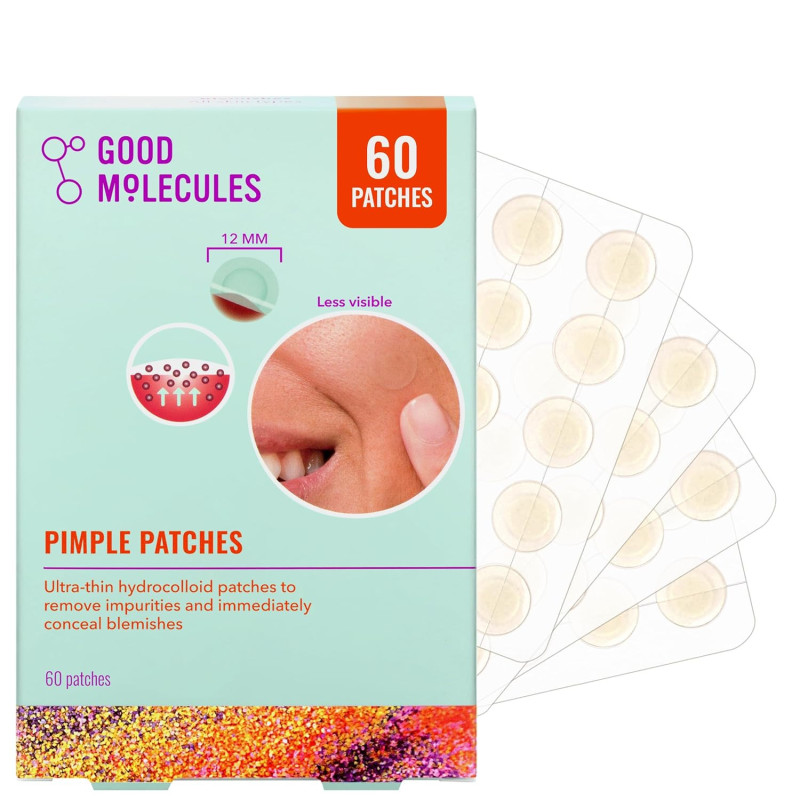 Good Molecules Parches para espinillas, paquete de 60