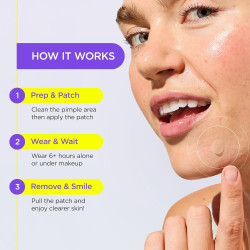 ZitSticka Parches invisibles para espinillas para cara