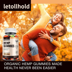 Gomitas de cáñamo para dormir, dolor, ansiedad (paquete de 1)