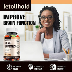 Gomitas de cáñamo para dormir, dolor, ansiedad (paquete de 1)