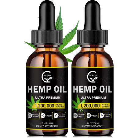 Aceite de cáñamo de alta potencia, máxima fuerza