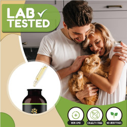 Aceite de cáñamo para perros y gatos marca Billion Pets