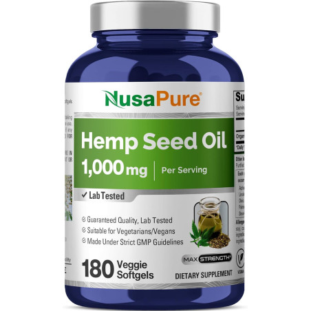 Cápsulas de aceite de cáñamo | 90,000 mg por botella