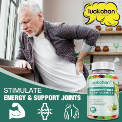 Paquete de 2 gomitas de cáñamo de alta potencia para dormir, dolor, ansiedad