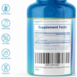 Wellution- Gomitas de cáñamo 985,000 de alta potencia