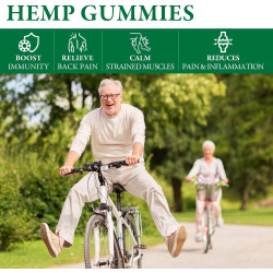 Gomitas de cáñamo de alta potencia para el dolor