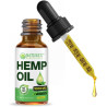 NATURE'S BENEFICIALS Gotas de extracto de aceite de cáñamo orgánico