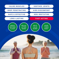 Hemp Emu - Gel Roll On de cáñamo - Rub muscular para molestias de espalda y articulaciones