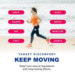 Hemp Emu - Gel Roll On de cáñamo - Rub muscular para molestias de espalda y articulaciones