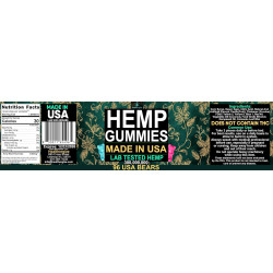 Gomitas de cáñamo para dormir y relajarse